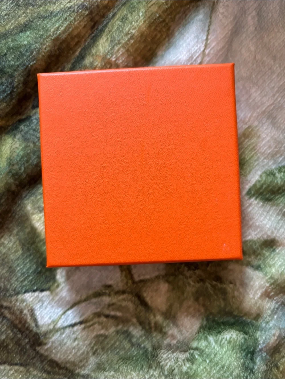 Empty Hermes Box with Original Printed Enamel Jewellery Booklet